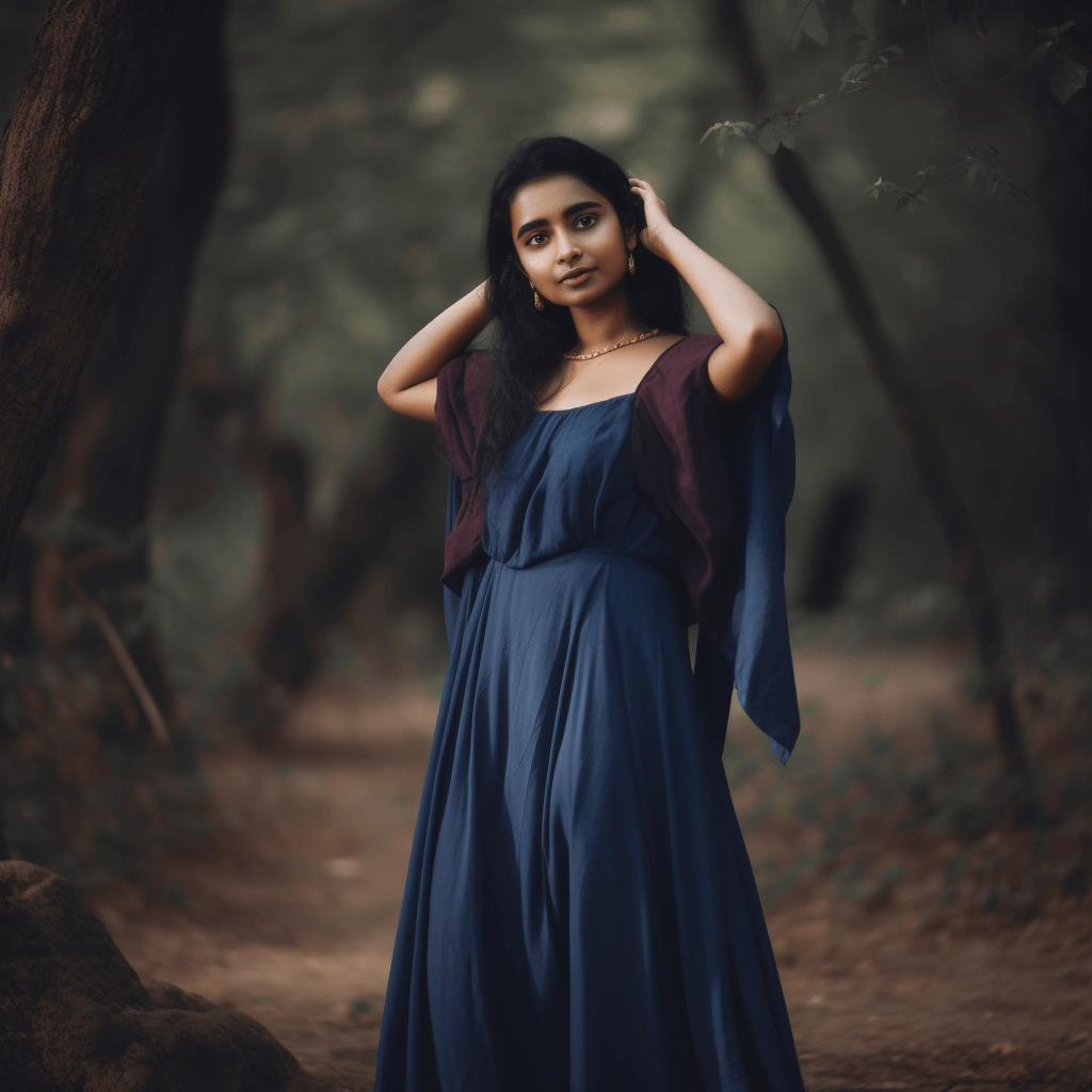 Pink Peach Long frock – Navya Dachepally