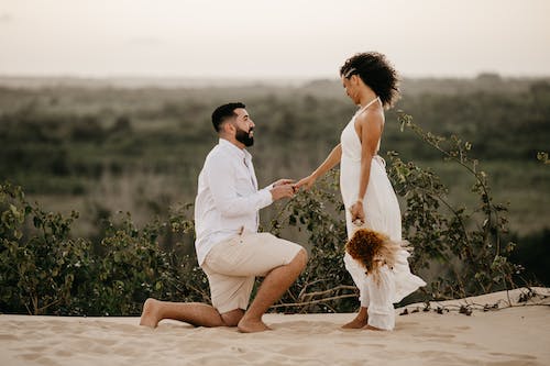 Couple Beach Dress Poses