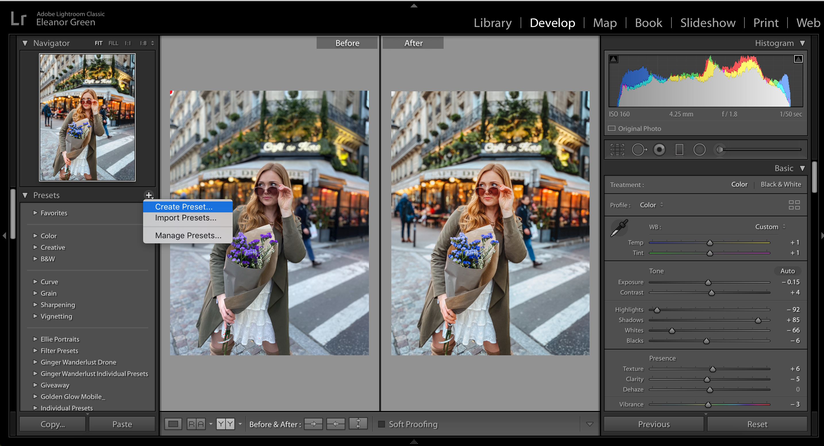 Making Your Own Lightroom Preset