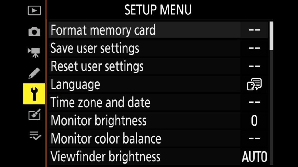 Other Features of Nikon Z6 II