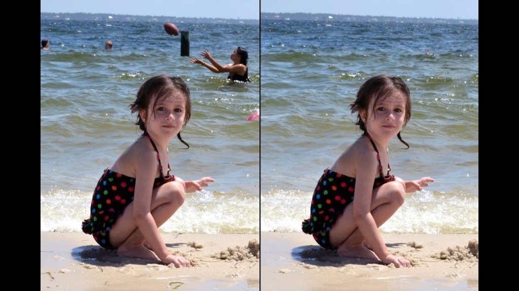 Remove Unwanted Objects from the Beach Background