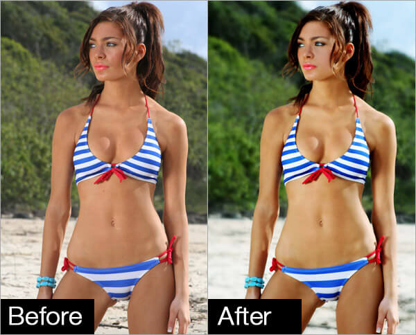 Retouch Bikini Body