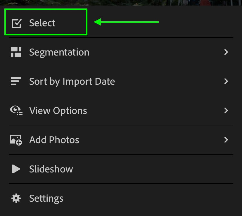 Select a Mobile Preset