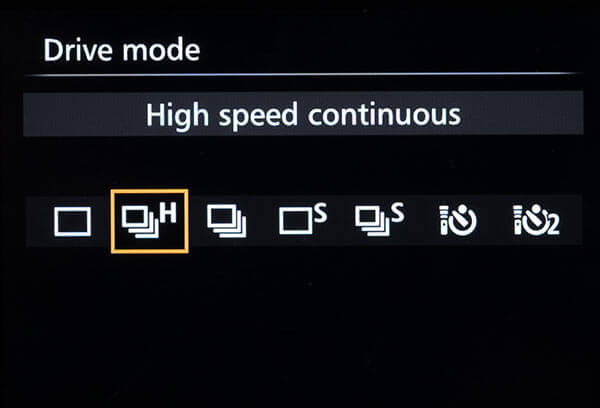 Set the Drive Mode