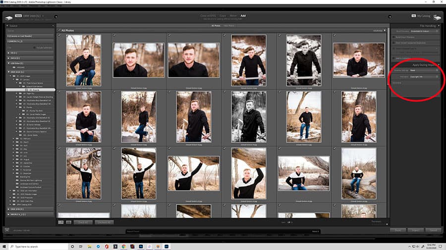 Using Presets for Multiple Photos at Once in Lightroom