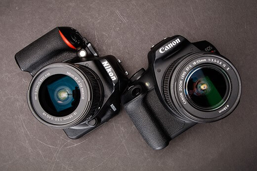 How Do the Nikon D3500 and Canon M50 Compare in Terms of Continuous Shooting Speed