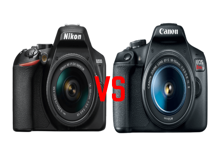 Nikon D3500 vs Canon T7