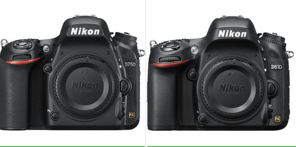 Nikon D750 and D610 Key Specifications