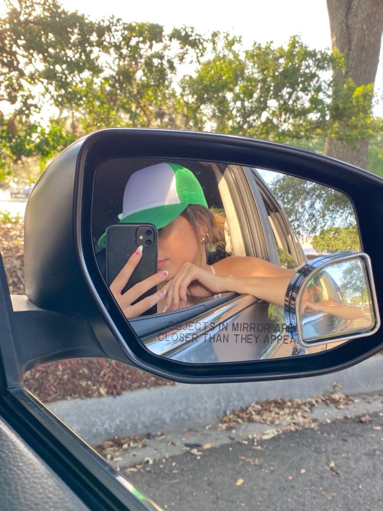 Mirror Selfie in the Car