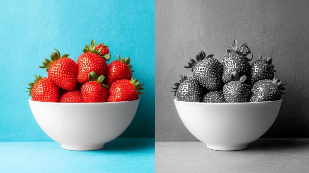 Color vs. Black and White
