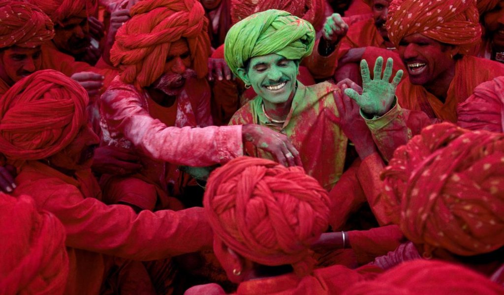 Man at the Holi Festival